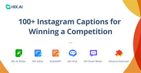 100+ Instagram captions for winning a competition + Free AI Capti.